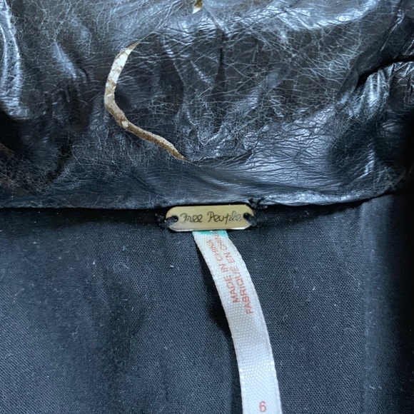 Free People vegan leather jacket - Picture 5 of 9